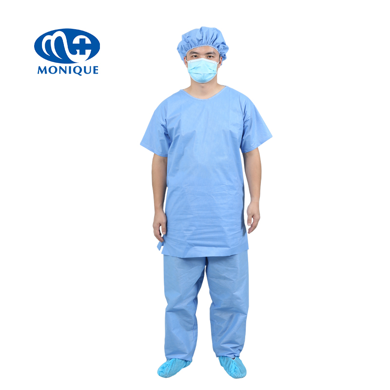 Trajes médicos no tejidos desechables para hospitales